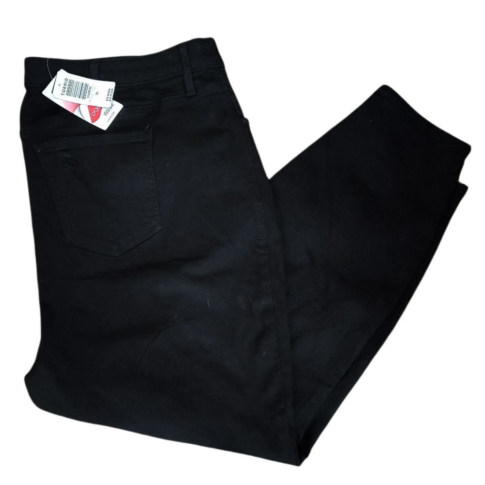 NWT Torrid Black Sky High Skinny Jeans Size 24S